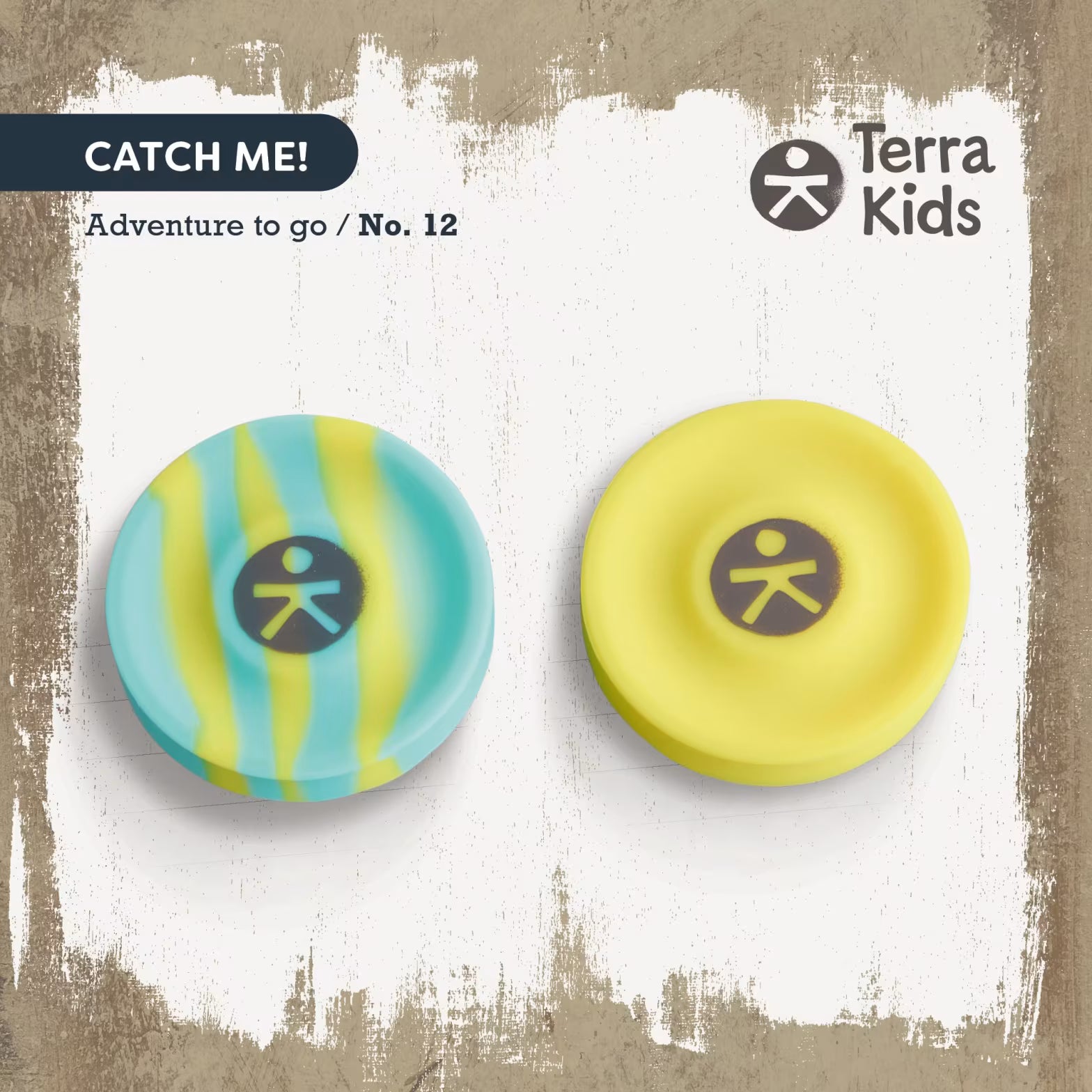 Abenteuer HABA Terra Kids | Adventure to go No. 11 | Catch me! blau. Pocket-Frisbee