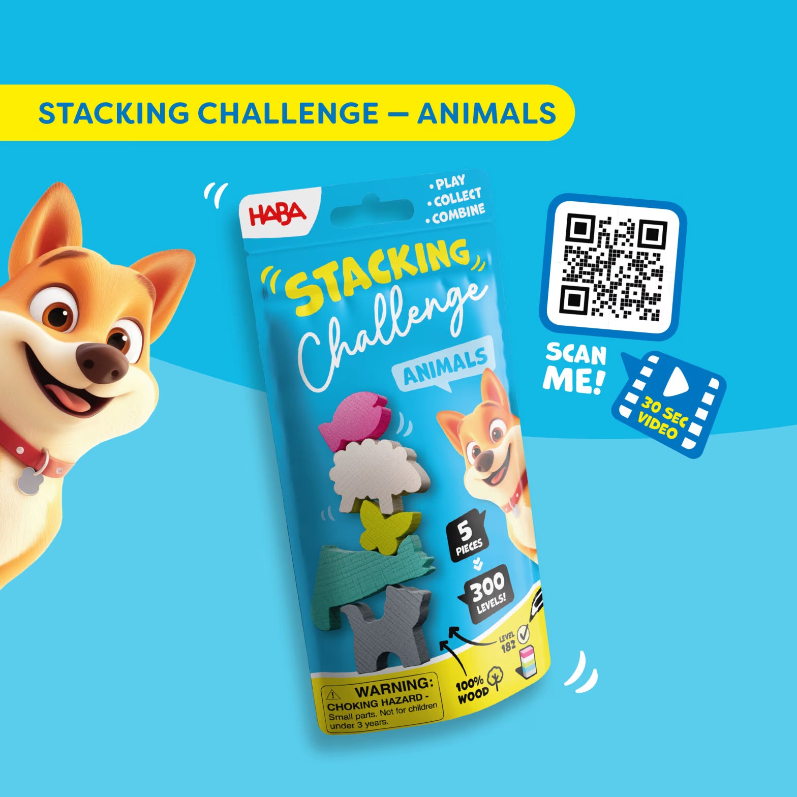 Spiel HABA Stacking Challenge | Bauernhoftiere (Animals)