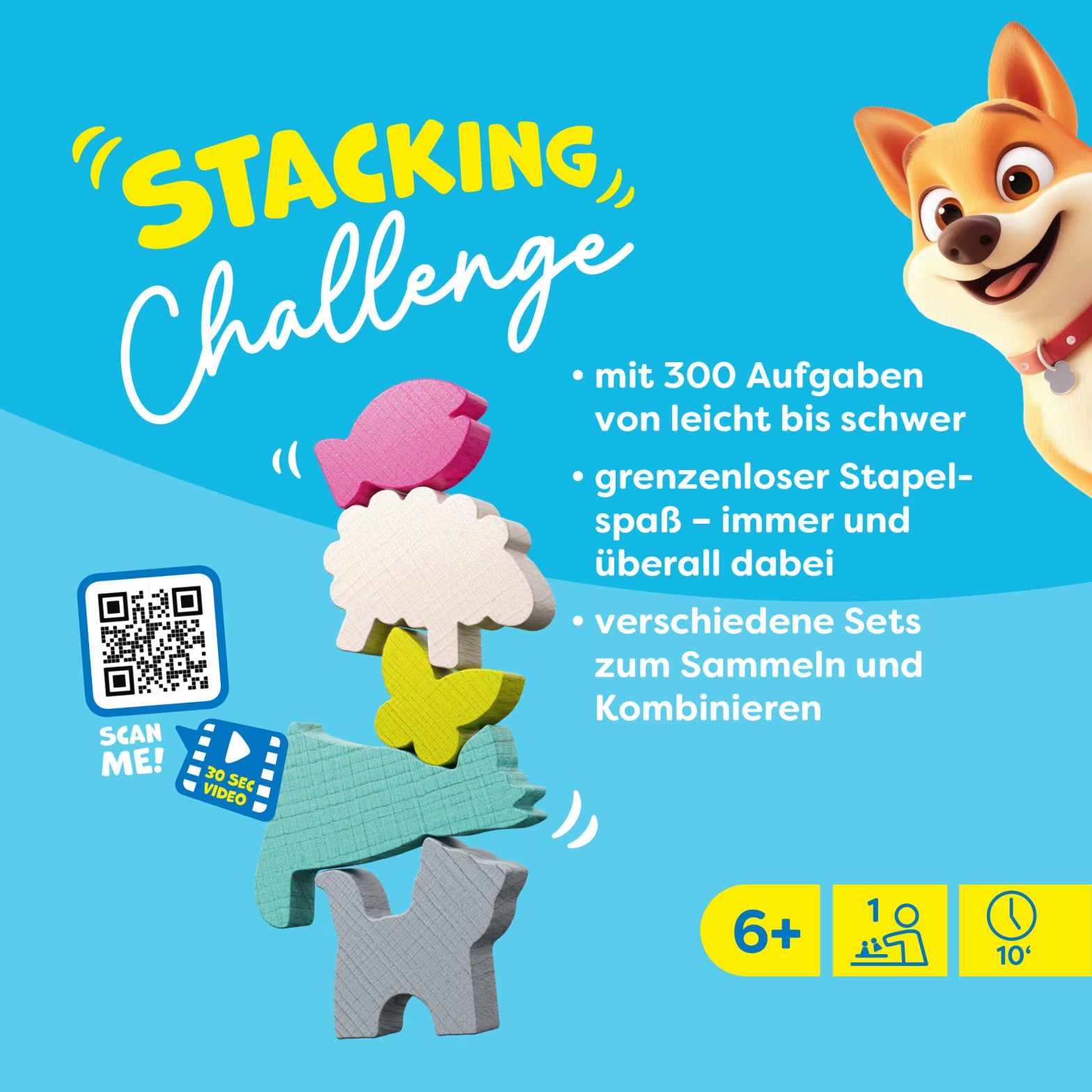 Spiel HABA Stacking Challenge | Bauernhoftiere (Animals)