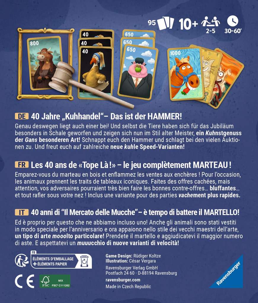 Spiel Ravensburger Kuhhandel 40 Jahre Jubiläumsedition