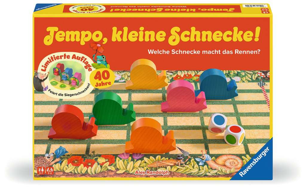 Spiel Ravensburger Tempo, kleine Schnecke! 40 Jahre Jubiläum