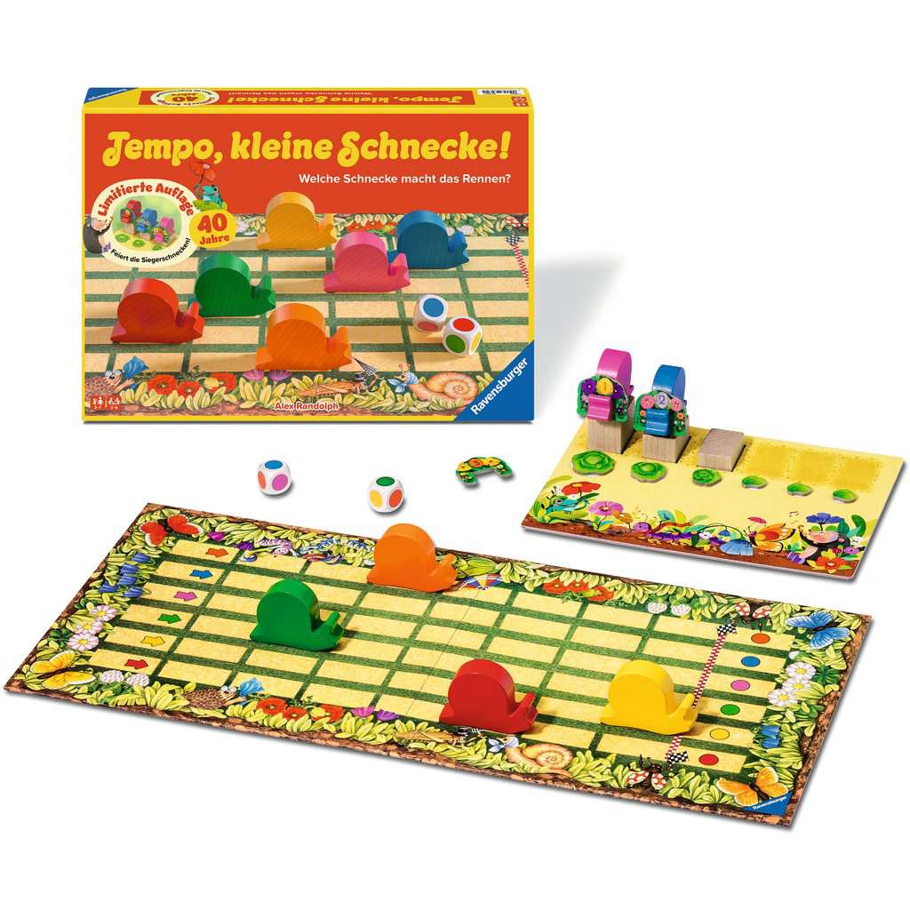 Spiel Ravensburger Tempo, kleine Schnecke! 40 Jahre Jubiläum