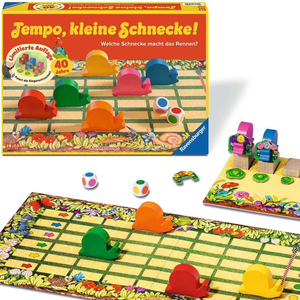 Spiel Ravensburger Tempo, kleine Schnecke! 40 Jahre Jubiläum