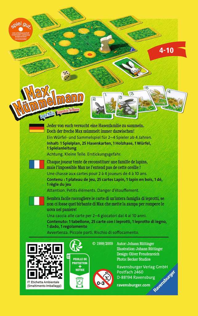 Spiel Ravensburger Mitbringspiel: Max Mümmelmann