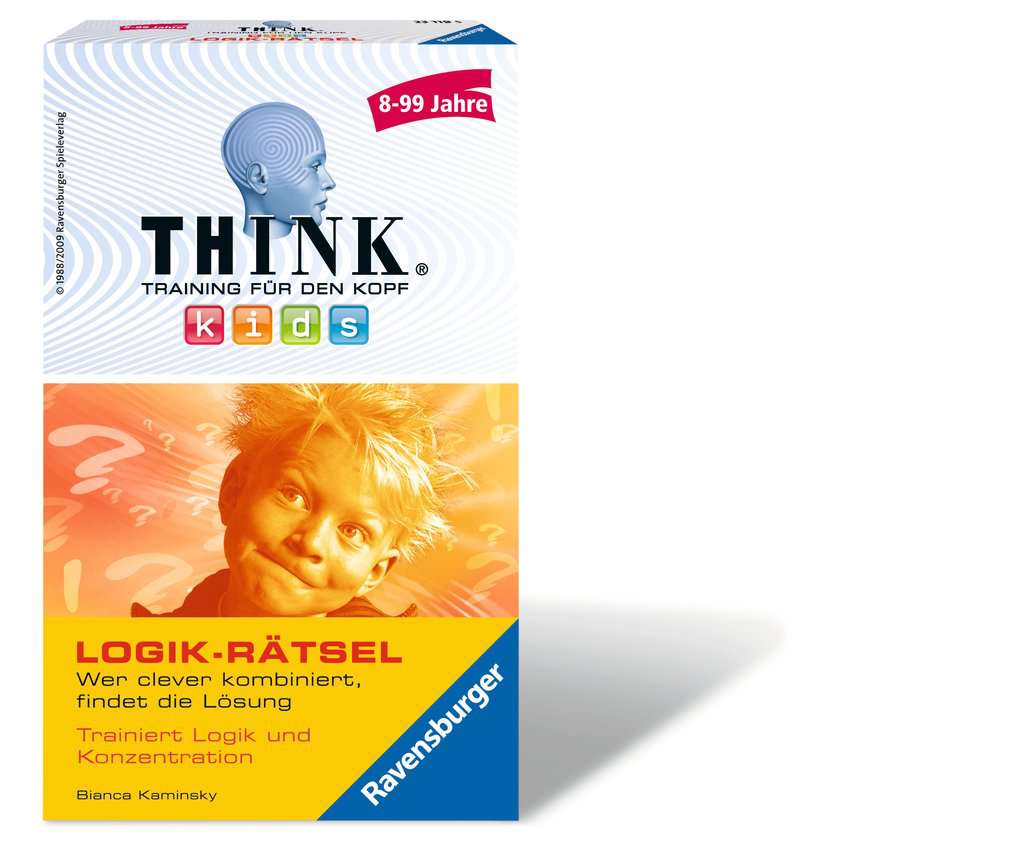 Spiel Ravensburger Mitbringspiel: THINK® Kids Logik-Rätsel