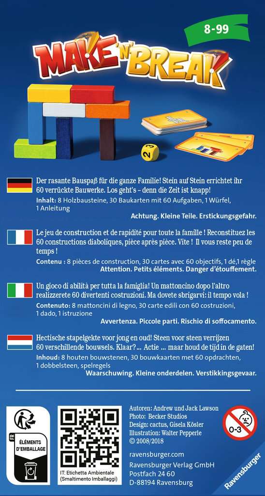 Spiel Ravensburger Mitbringspiel: Make 'n' Break