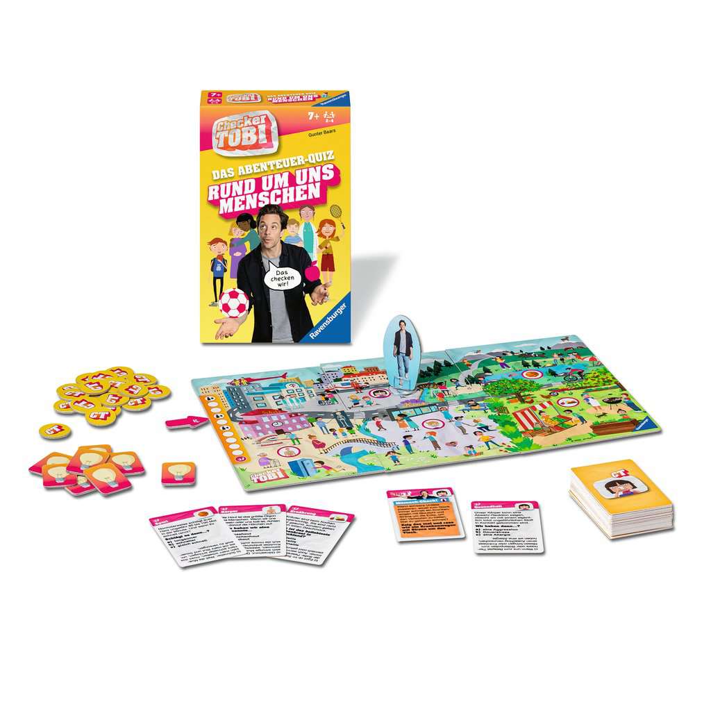 Spiel Ravensburger Mitbringspiel ⎮ Checker Tobi: Rund um uns Menschen