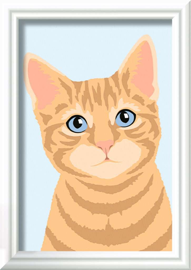 Malen Ravensburger CREART: Niedliche Katze