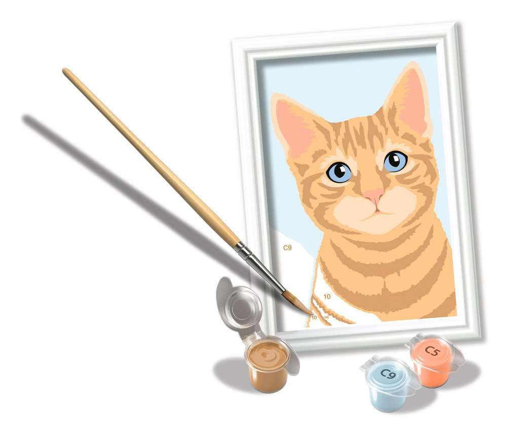 Malen Ravensburger CREART: Niedliche Katze