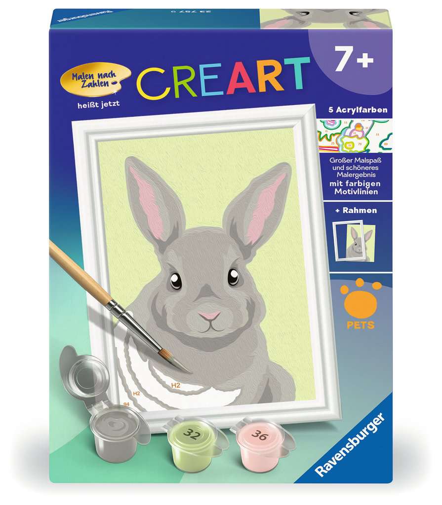Malen Ravensburger CREART: Niedliches Kaninchen