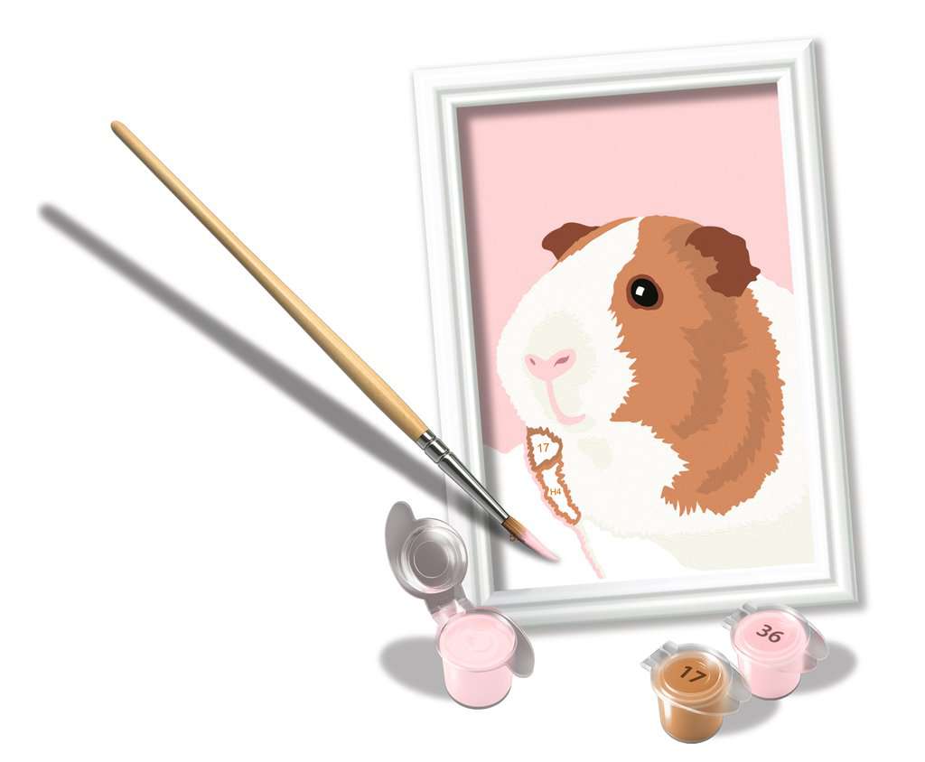 Malen Ravensburger CREART: Niedliches Meerschweinchen