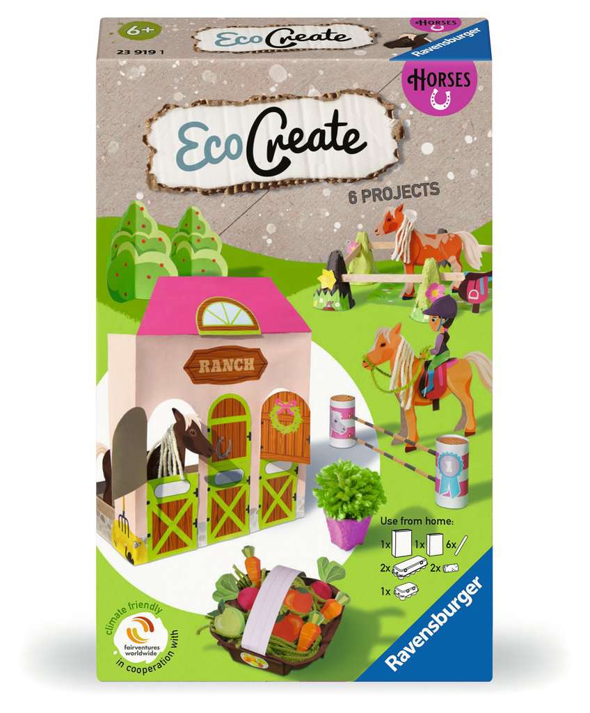 Malen Ravensburger EcoCreate: Glückliche Zeit mit Pferden