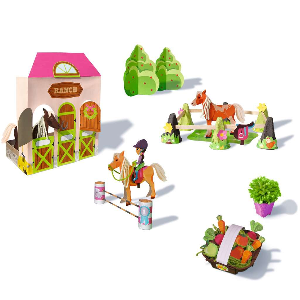 Malen Ravensburger EcoCreate: Glückliche Zeit mit Pferden