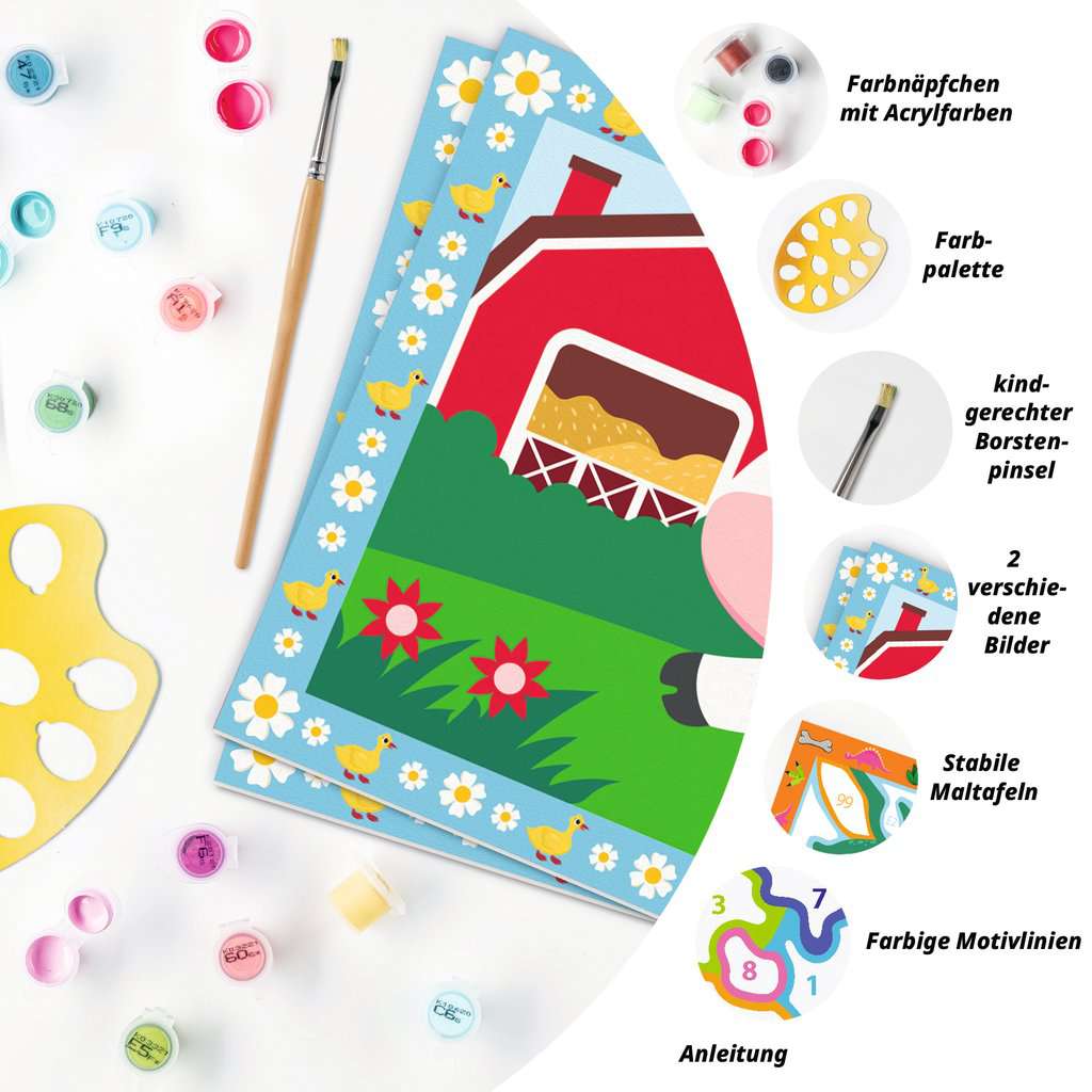 Malen Ravensburger CREART: Auf dem Bauernhof