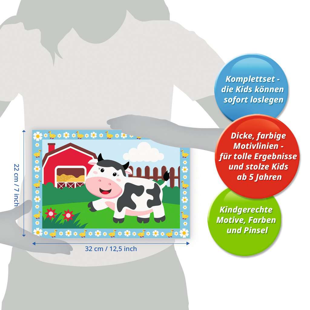 Malen Ravensburger CREART: Auf dem Bauernhof