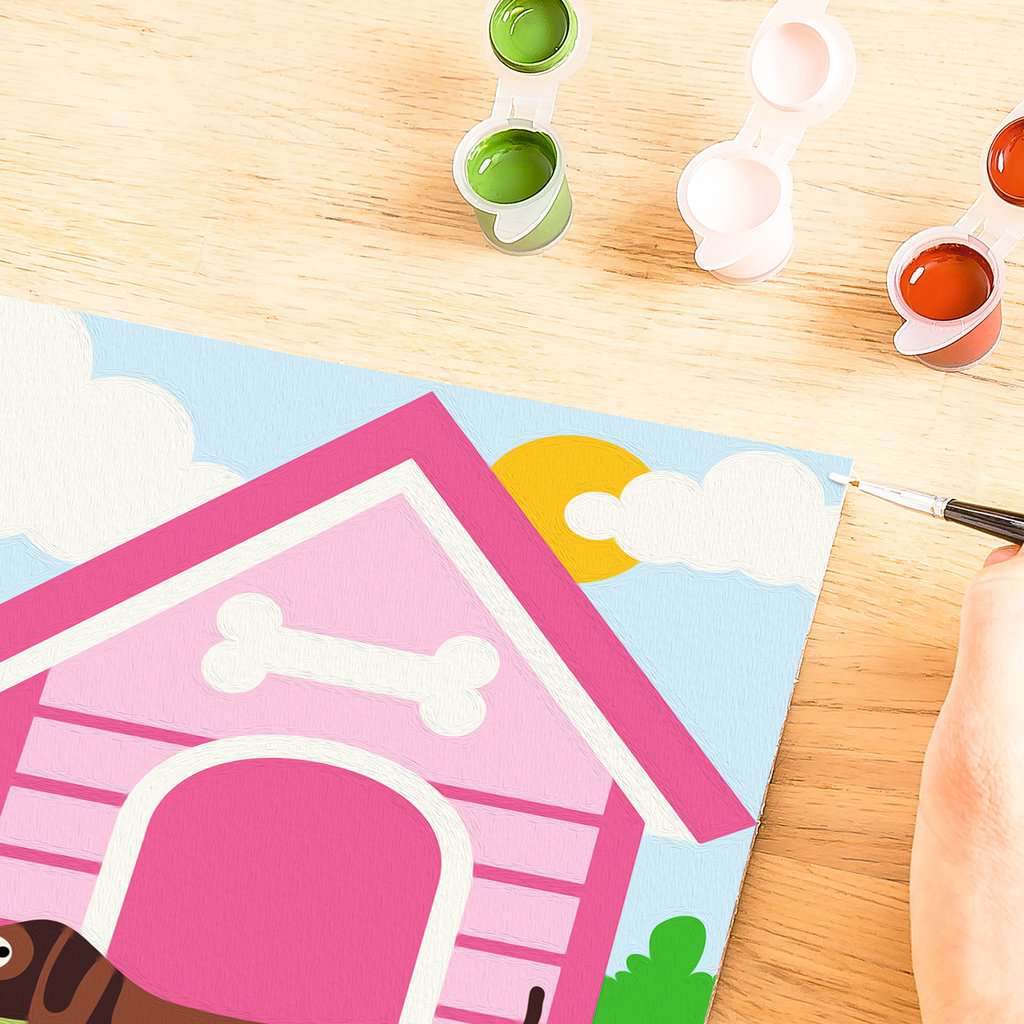 Malen Ravensburger CREART: Charmante Dackel