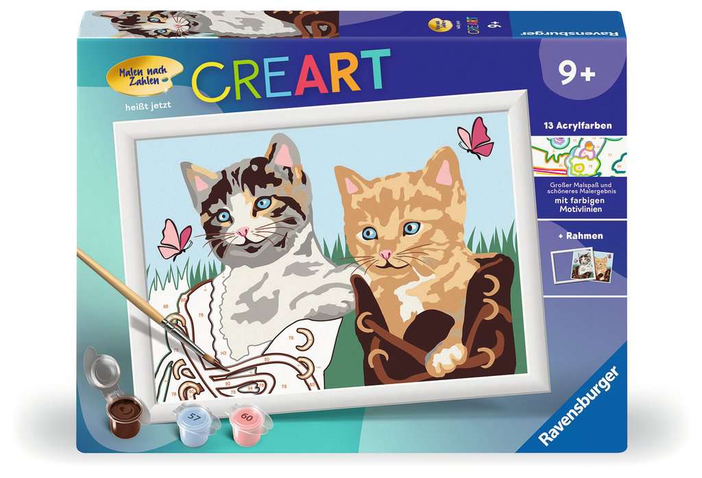 Malen Ravensburger CREART: Kätzchen in Stiefeln