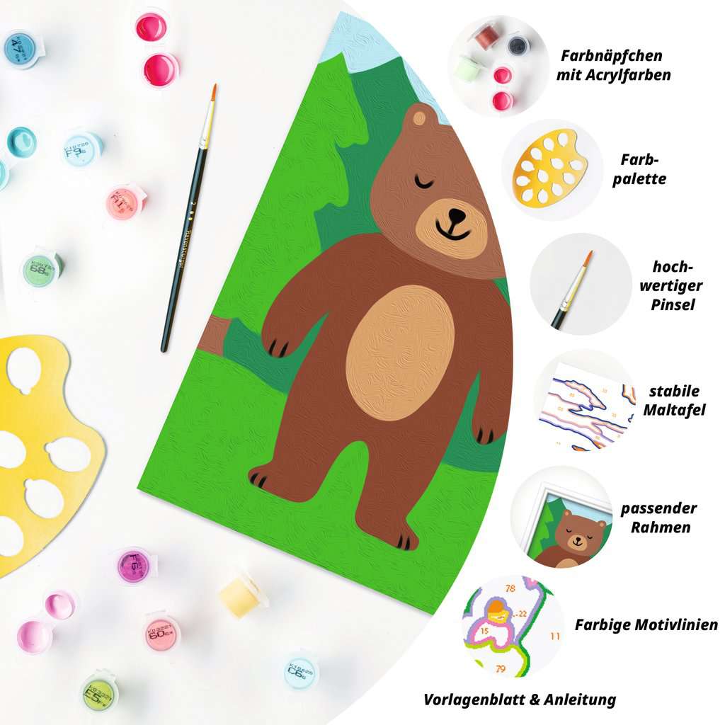 Malen Ravensburger CREART: Kleiner Bär