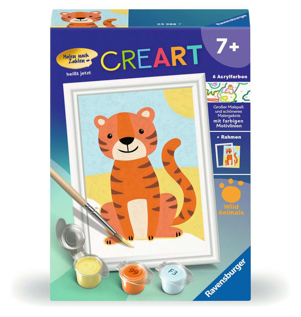 Malen Ravensburger CREART: Kleiner Tiger