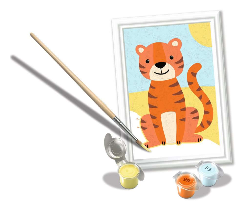 Malen Ravensburger CREART: Kleiner Tiger