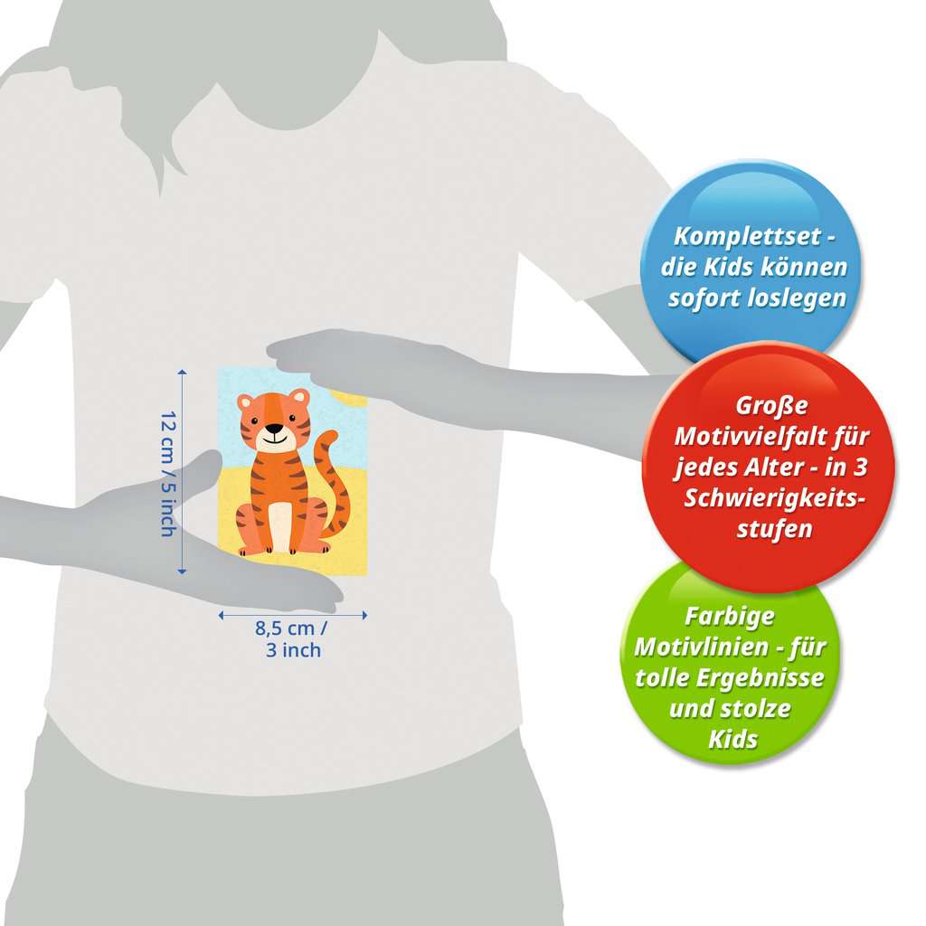 Malen Ravensburger CREART: Kleiner Tiger