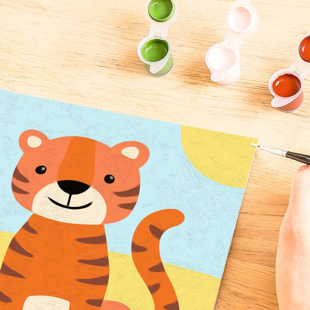 Malen Ravensburger CREART: Kleiner Tiger