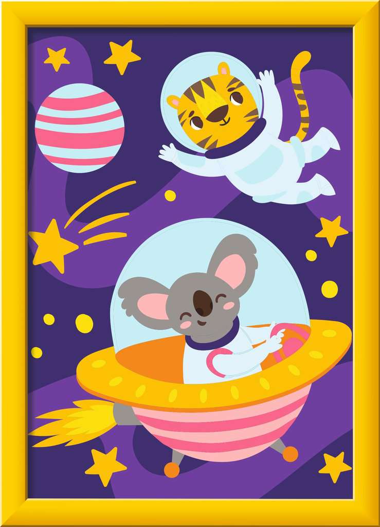 Malen Ravensburger CREART: Tiere im All