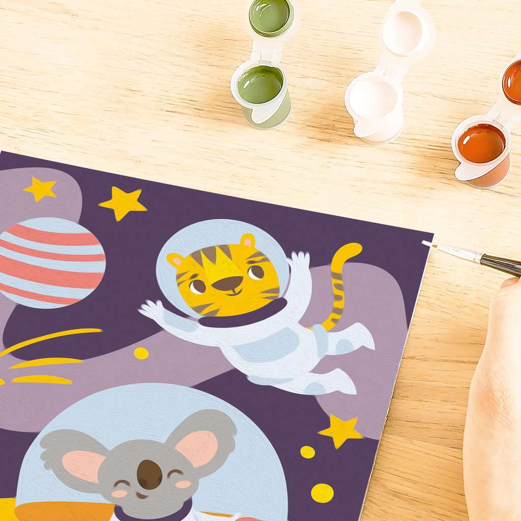 Malen Ravensburger CREART: Tiere im All