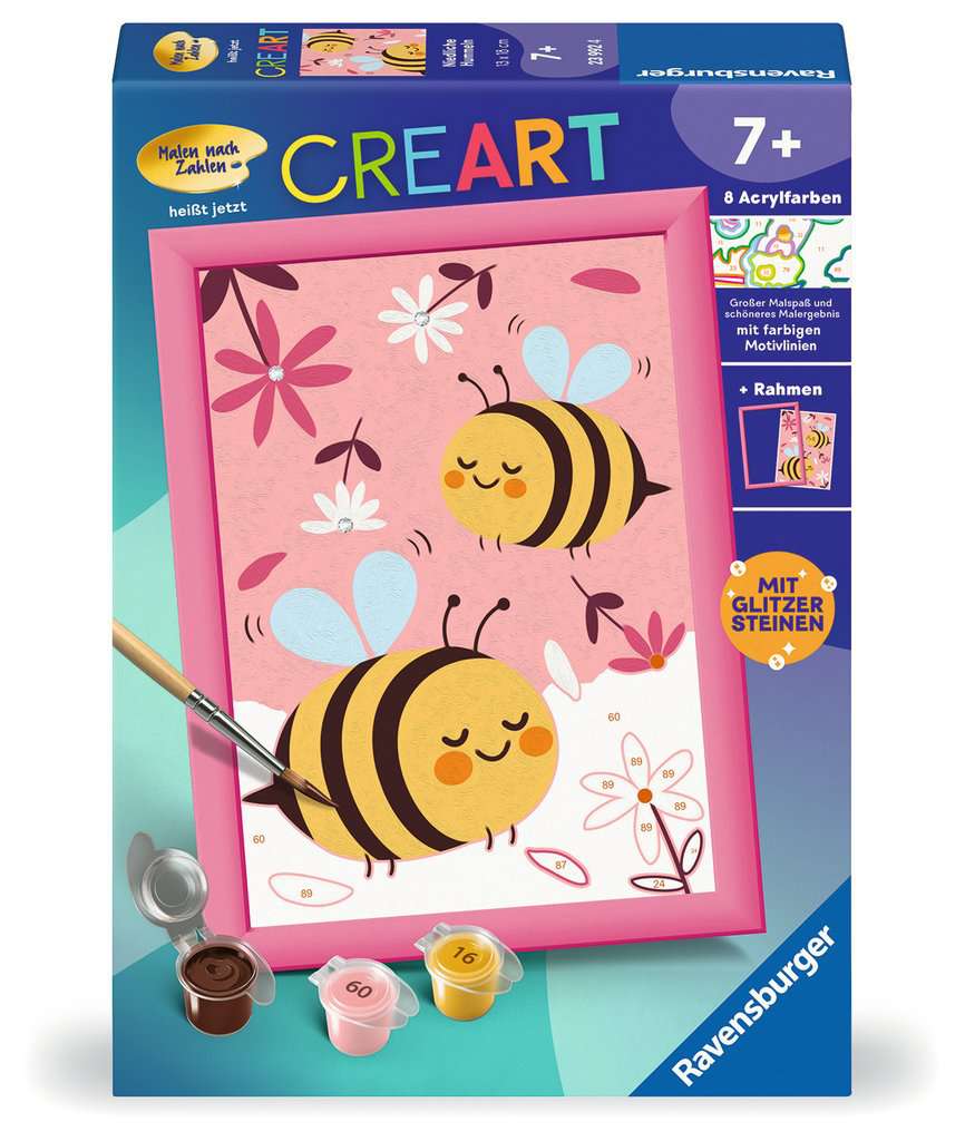 Malen Ravensburger CREART: Niedliche Hummeln