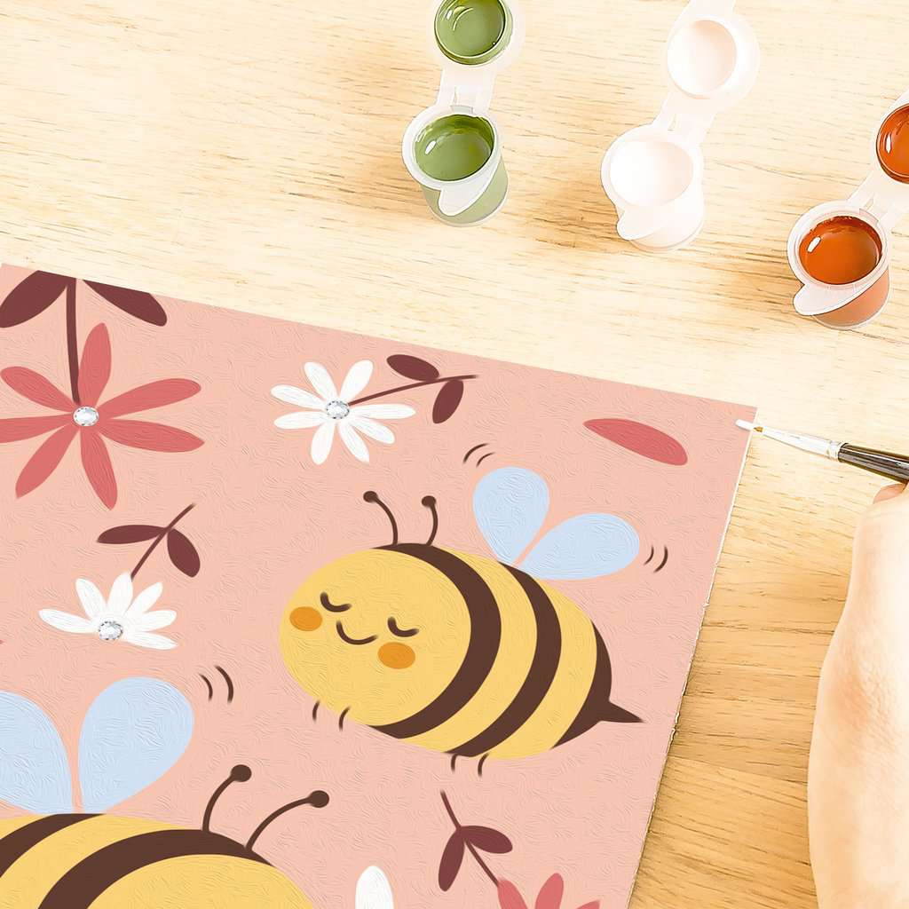 Malen Ravensburger CREART: Niedliche Hummeln