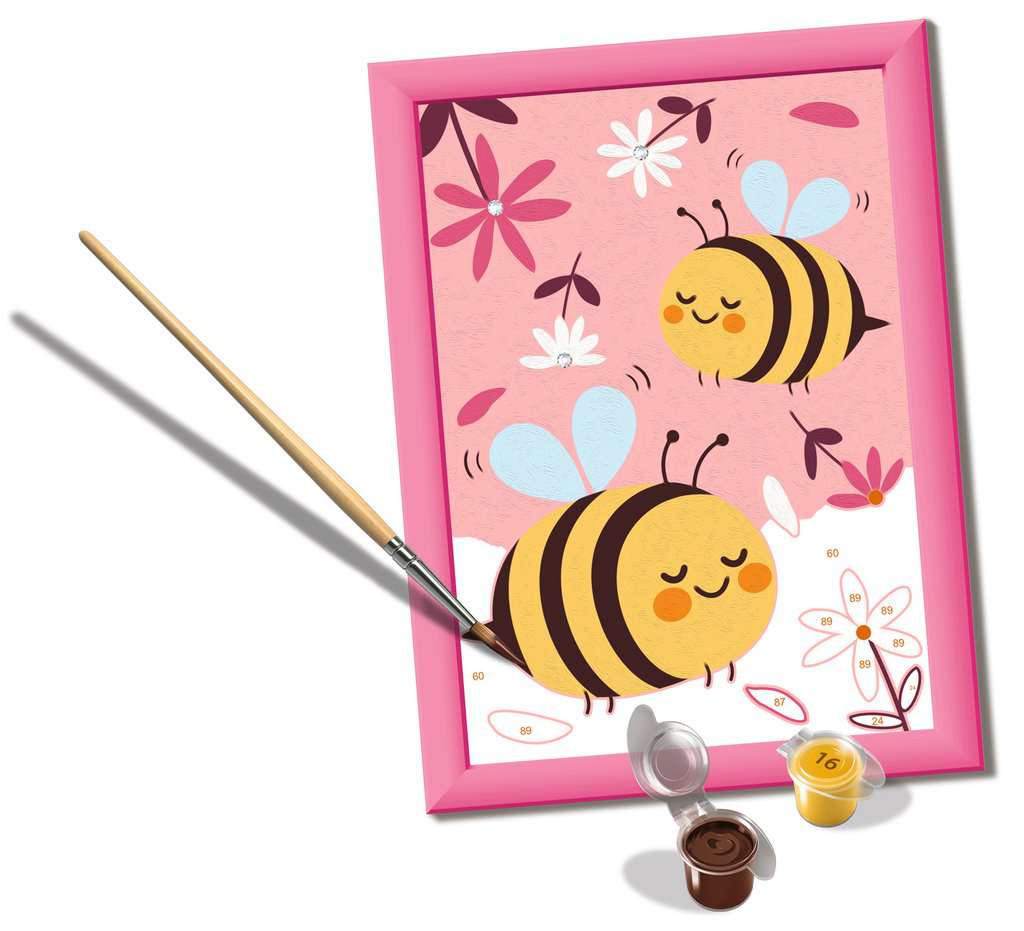 Malen Ravensburger CREART: Niedliche Hummeln