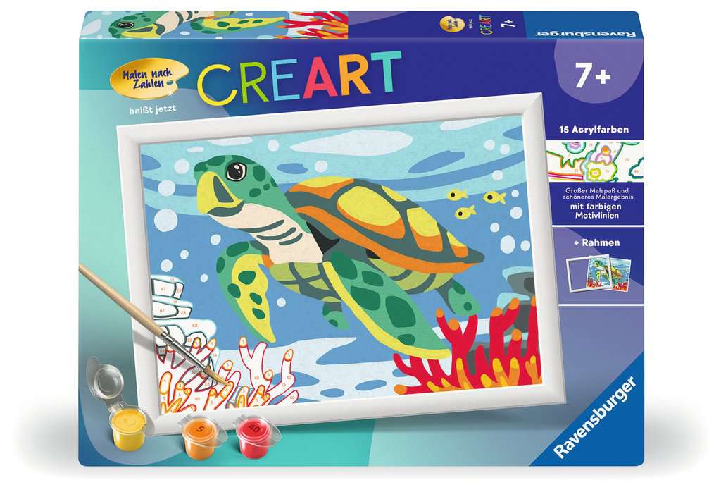 Malen Ravensburger CREART: Meeresschildkröte
