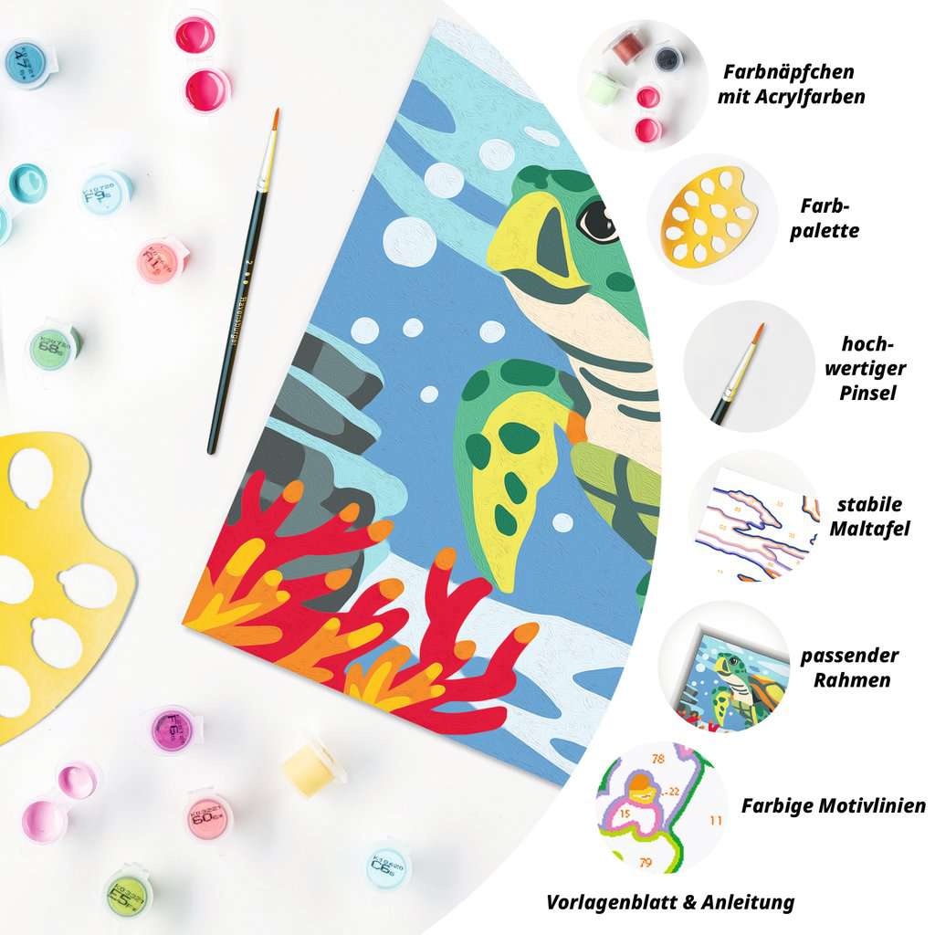 Malen Ravensburger CREART: Meeresschildkröte
