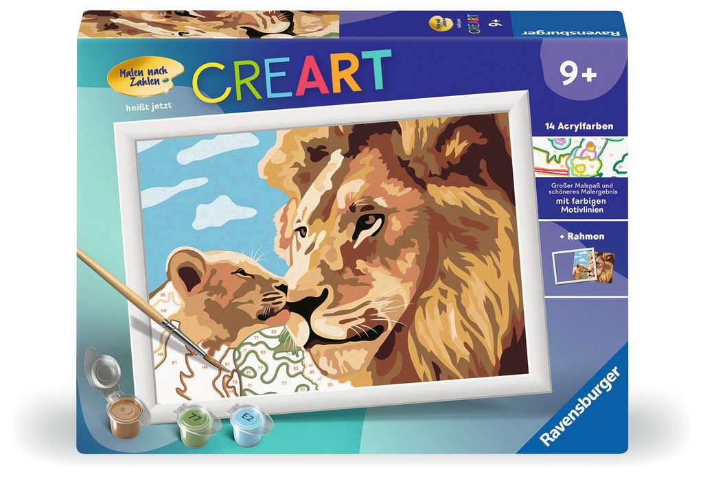 Malen Ravensburger CREART: Löwe mit Baby