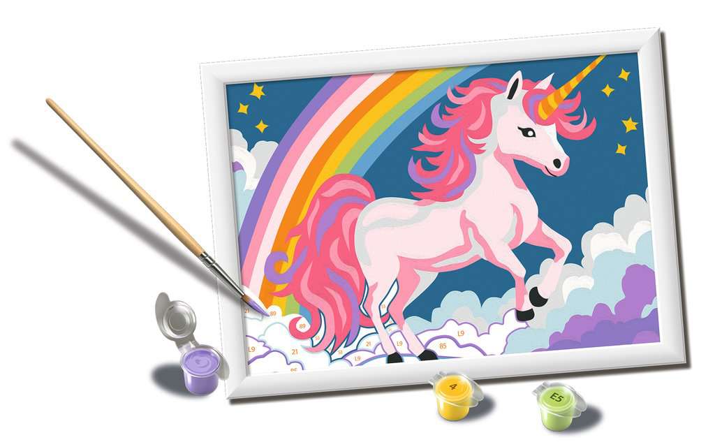 Malen Ravensburger CREART: Pinkes Einhorn