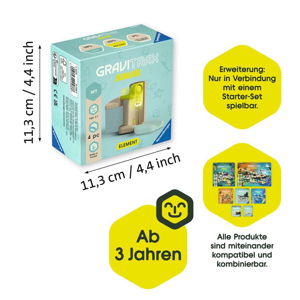 Kugelbahn Ravensburger GraviTrax Junior ⎮ Element Lift