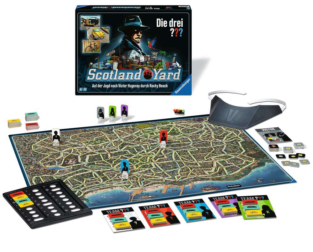 Spiel Ravensburger Die drei ??? Scotland Yard