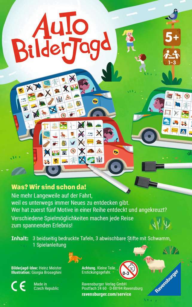 Spiel Ravensburger Mitbringspiel: Auto-Bilderjagd