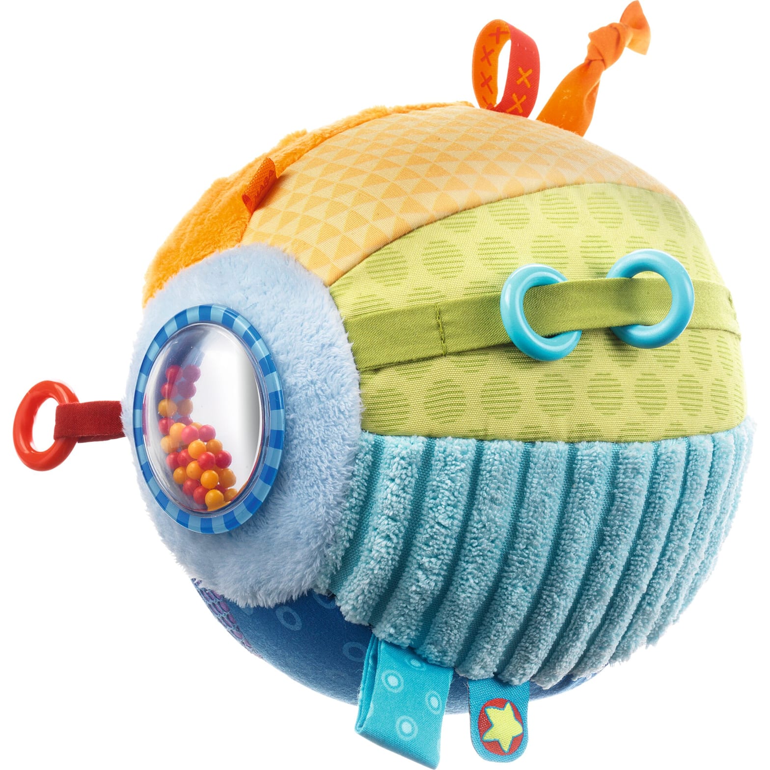 Greifen & Rasseln HABA Entdeckerball Kunterbunt