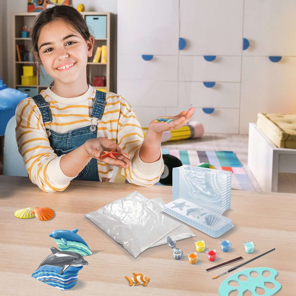 Malen Ravensburger BeCreative: Gipsfiguren gießen Delfine