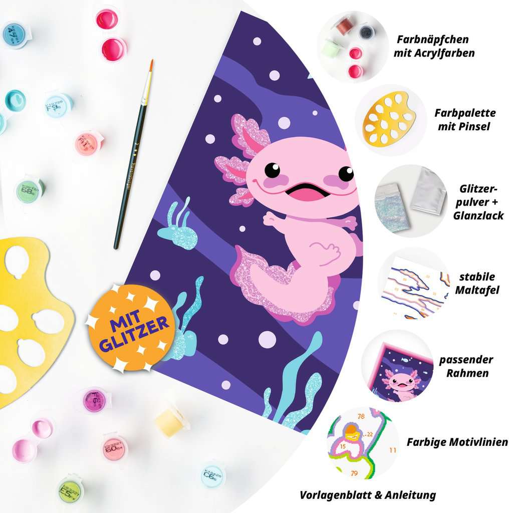 Malen Ravensburger CREART: Axolotl