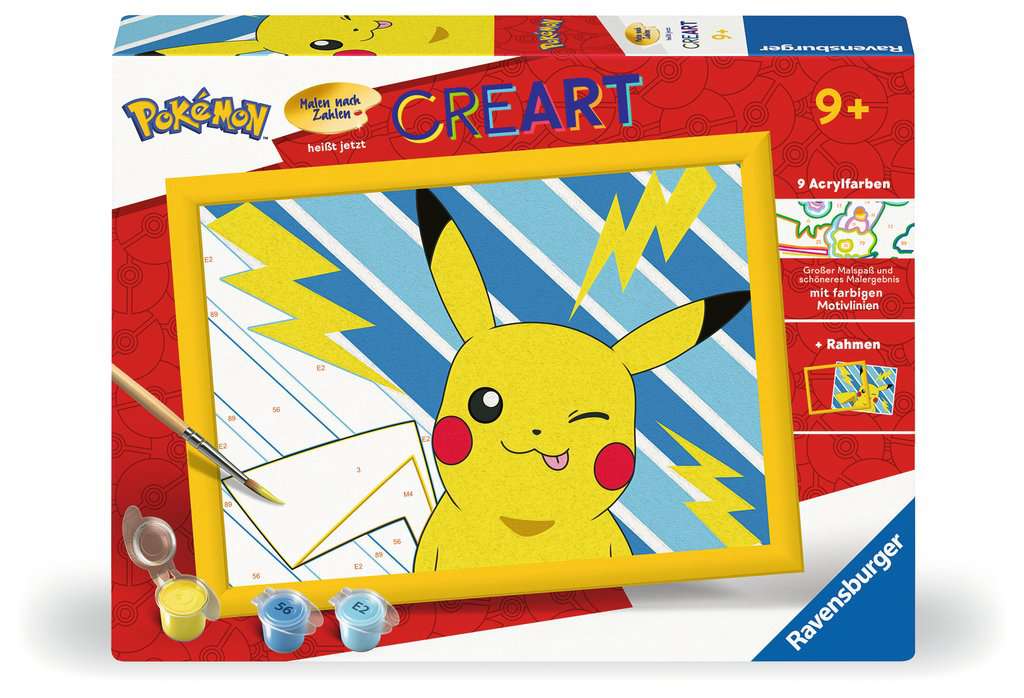 Malen Ravensburger CREART: Freches Pikachu