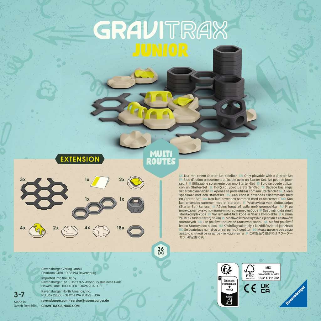 Spiel Ravensburger GraviTrax Junior ⎮ Extension Multi Routes