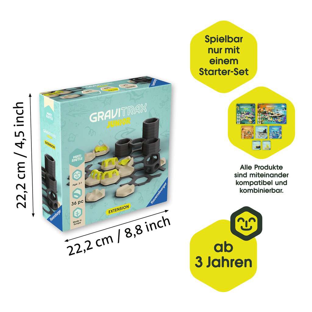 Spiel Ravensburger GraviTrax Junior ⎮ Extension Multi Routes