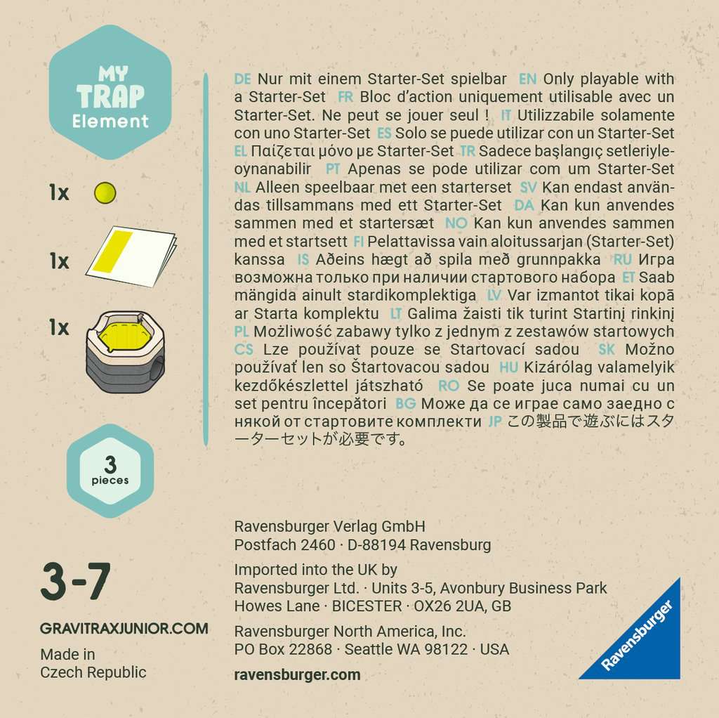 Kugelbahn Ravensburger GraviTrax Junior ⎮ Element Trap