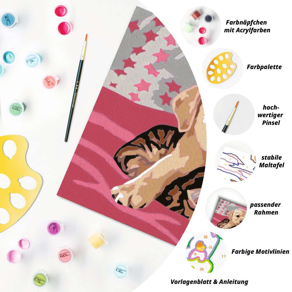 Malen Ravensburger CREART: Beste Freunde