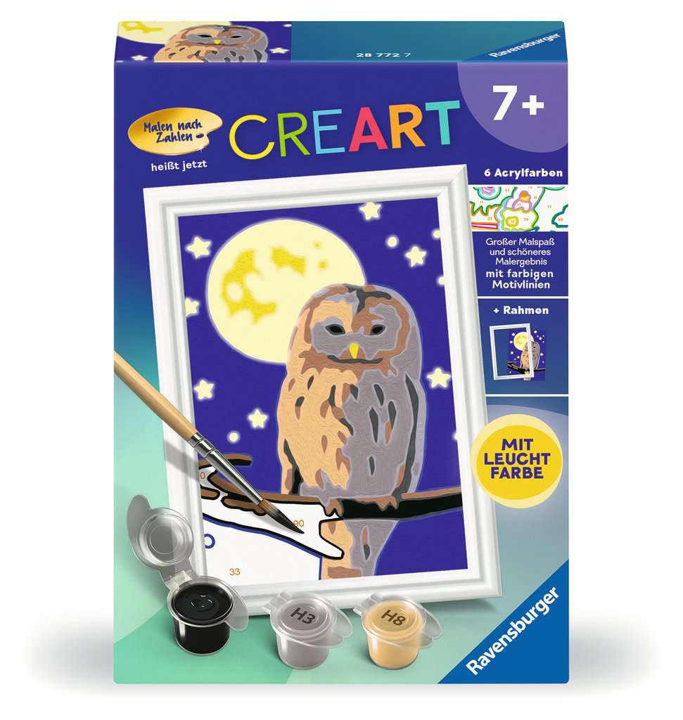 Malen Ravensburger CREART: Nachteule