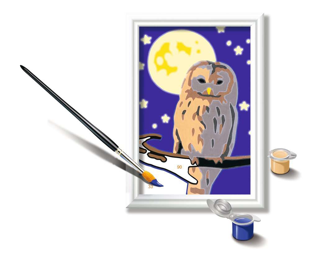 Malen Ravensburger CREART: Nachteule