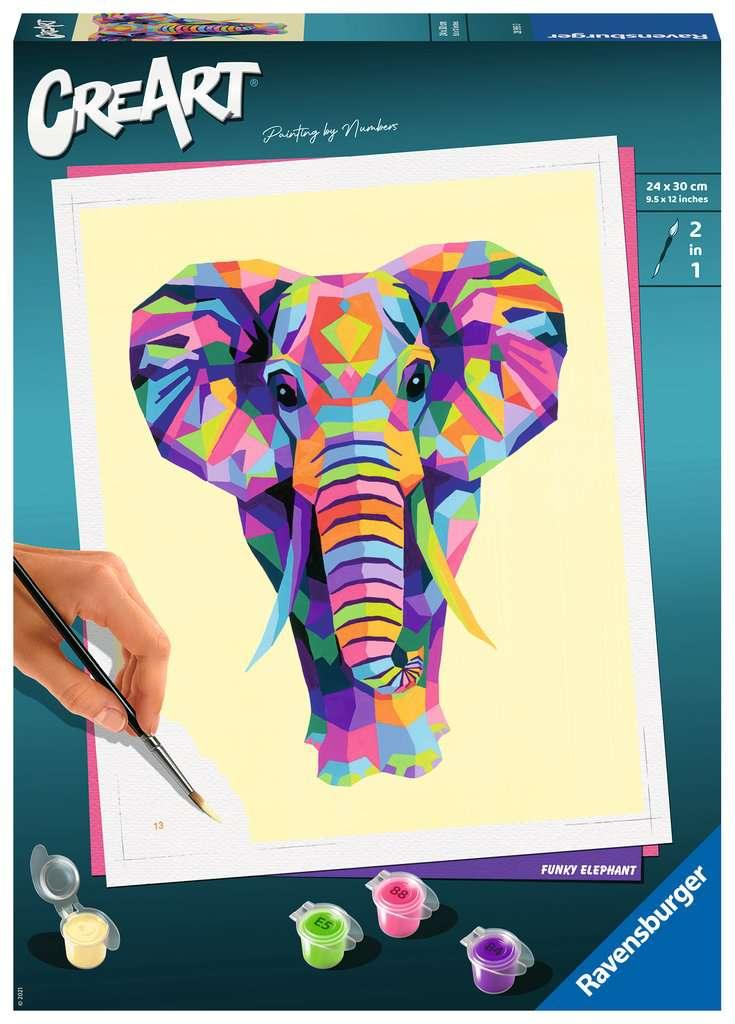 Malen Ravensburger CreArt: Funky Elephant