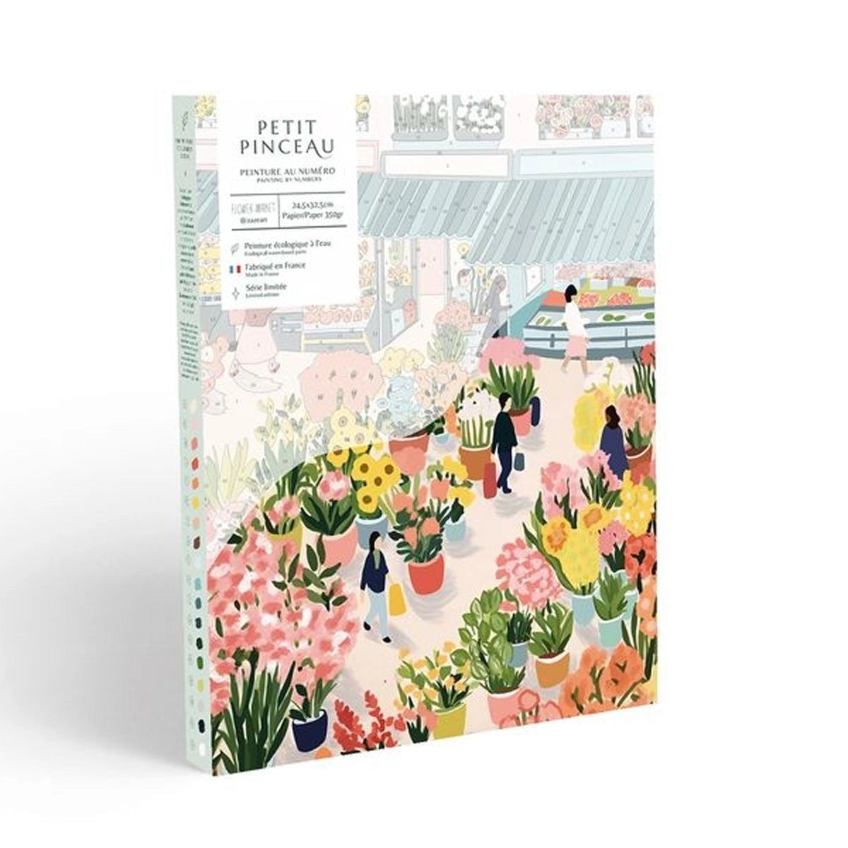 Malen nach Zahlen Set - Blumenmarkt